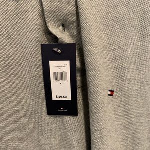 Gray Tommy Hilfiger Polo size medium